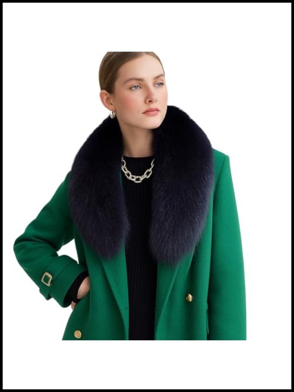Faux Fur Collar Scarf Stole Women Winter Neck Warmer Fluffy Wrap Shawl